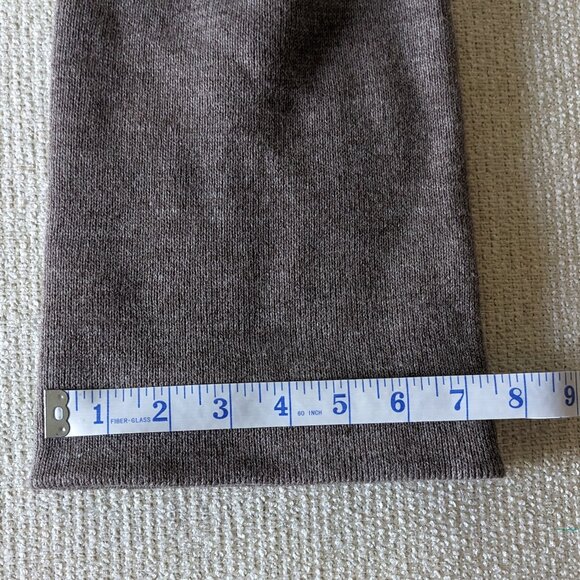NWOT Los Angeles Apparel Classic Cuff Beanie Brown Heather - Picture 4 of 4